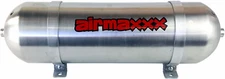 3 Gallon 6 Port Air Tank 24" Seamless Raw Aluminum Air Ride Suspension System