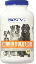 ProSense Vitamin Solutions 90 Count, Chewable Tablets for Dogs, Helps Support Ov