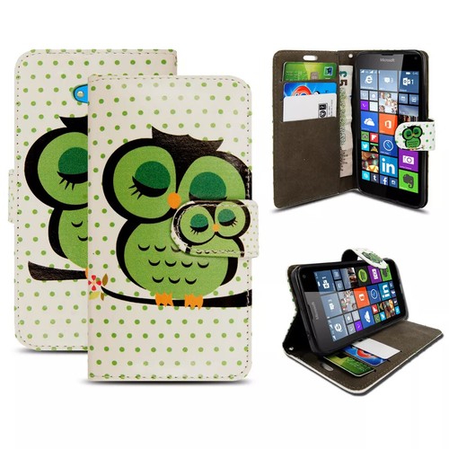 Flip Leder Tasche für Microsoft Lumia 640 650 550 950 520 930 XL Wallet Cover - Bild 34 von 42
