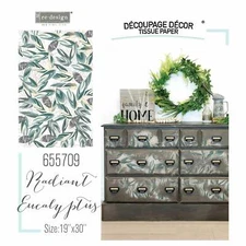 Radiant Eucalyptus | Décor Decoupage Tissue | Redesign with Prima 19"x30"