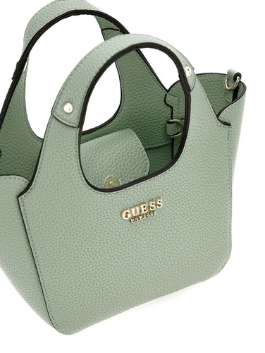GUESS Helina Mini Tote Handtasche Umhängetasche Tasche Celadon mint Neu - Bild 4 von 4