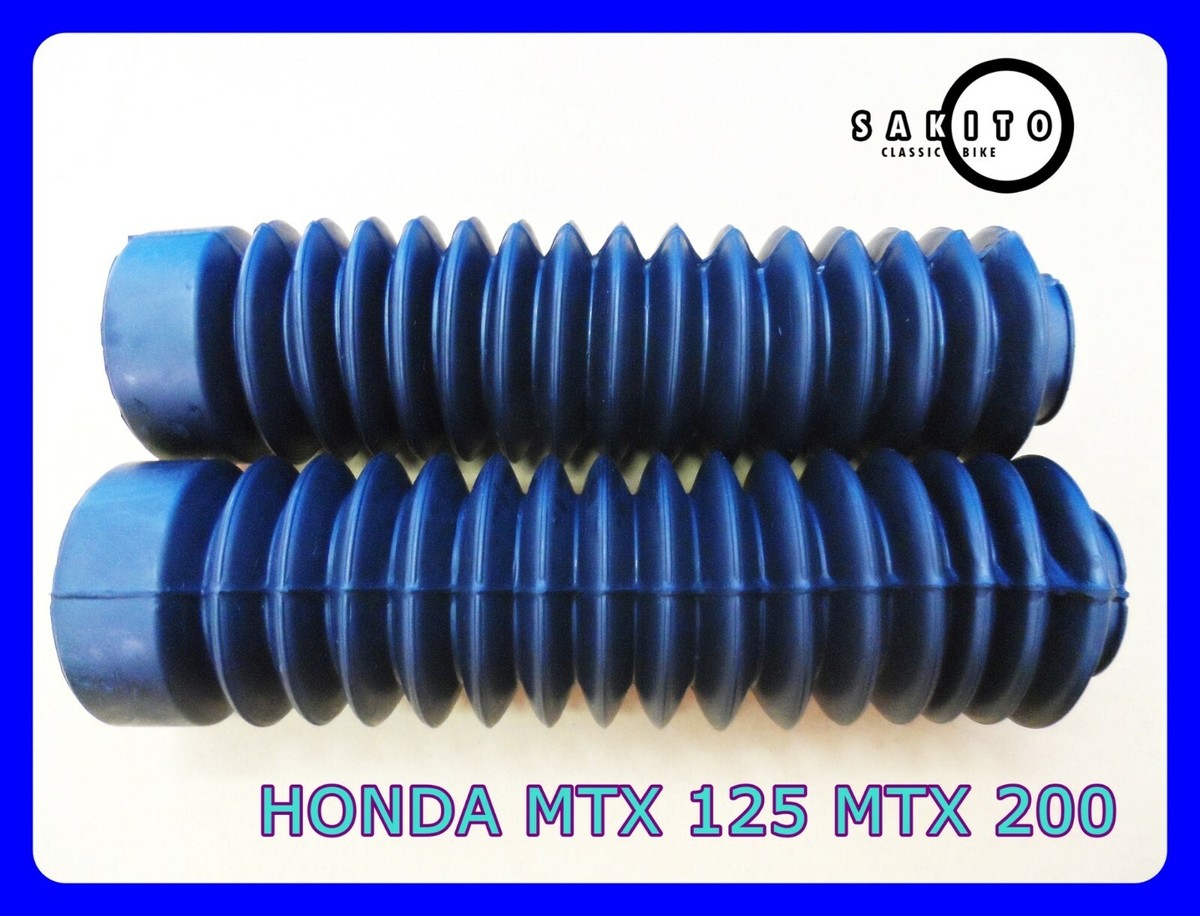 Fit Honda MTX125 MTX200 Black Front Fork Boot Rubber *sa3244* | eBay