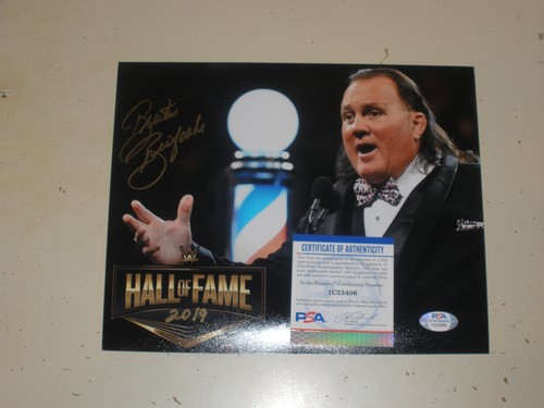 BRUTUS BEEFCAKE WWE Autograph Auto 8x10 Photograph Photo PSA/DNA