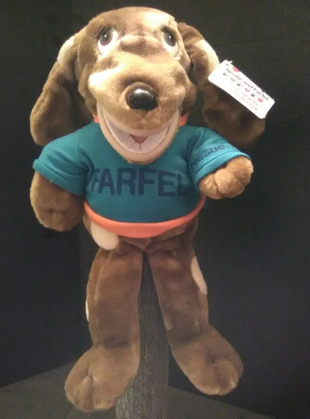 Vtg 1992 Rare Nestle's Mascot Farfel Dog Jimmy Nelson Ventriloquist Puppet Russ eBay