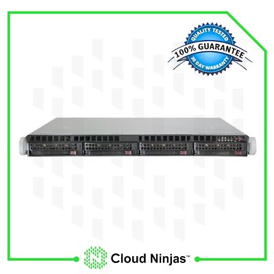Cloud Ninjas ARA-4LS 1U 4 Bay Server AMD Ryzen 9 7950X3D 12C 64GB ECC NVMe M.2