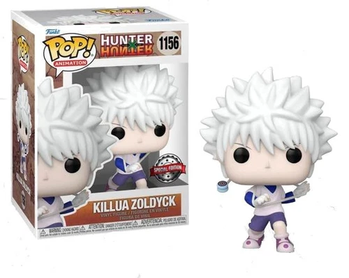 Funko Pop! Animation #1156 Hunter X Hunter Killua Zoldyck + Free Pop Protector