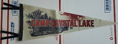 Friday The 13th Camp Crystal Lake Pennant Loot Crate Exclusive Flag 20" 2016 NEW 