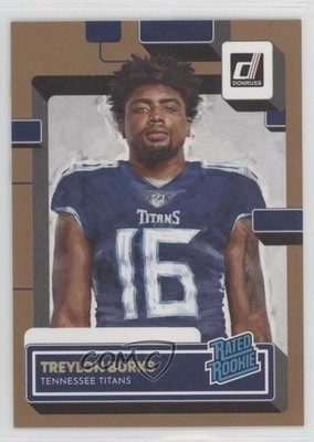 2022 Donruss Rated Portrait Studio Series /100 Treylon Burks #312 Rookie RC hg6