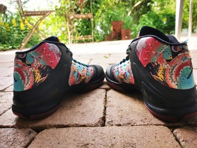 Air Jordan Super-Fly 4 PO Chinese New Year black/dynamic pink-multicolor Gr.41