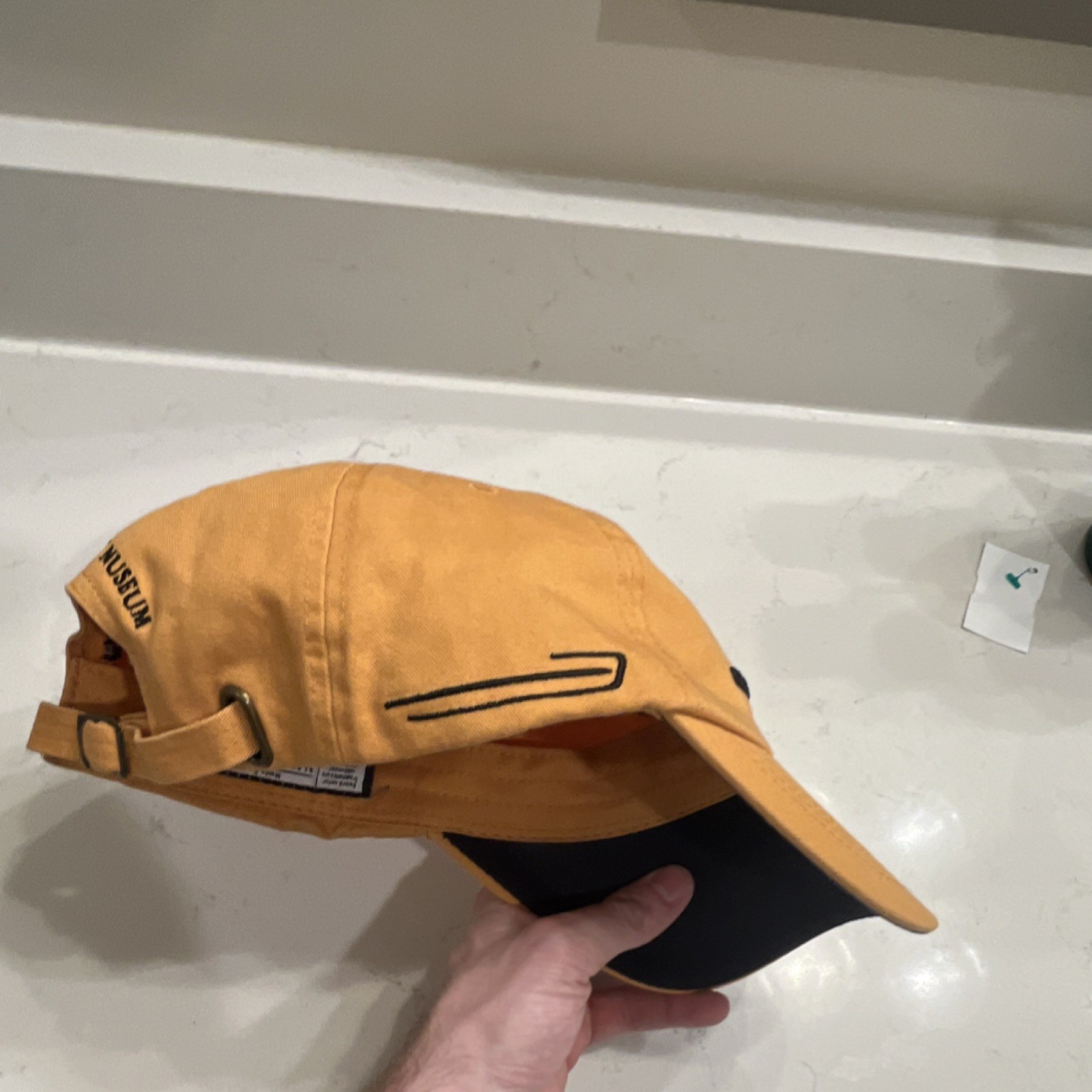 Corvette Yellow Adjustable Baseball Cap Men’s One… - image 4