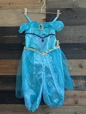 Disney Jakks Halloween Jasmine Dress Up Play Costume 4-6x S M Girl Boy