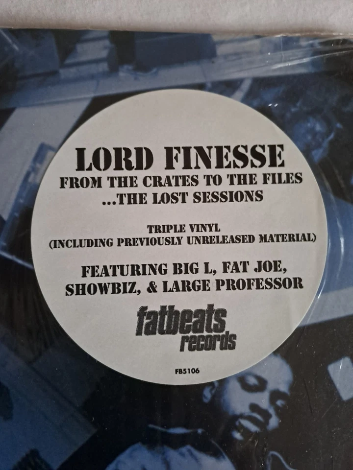 LORD FINESSE FROM THE CRATES TO THE FILES TRIPLE VINYL ALBUM HIP HOP US 2003 EXC - Image 2 of 4