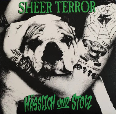 LP Sheer Terror Hässlich Und Stolz NUMBERED, GOLD LTD ED VINYL NEAR MINT