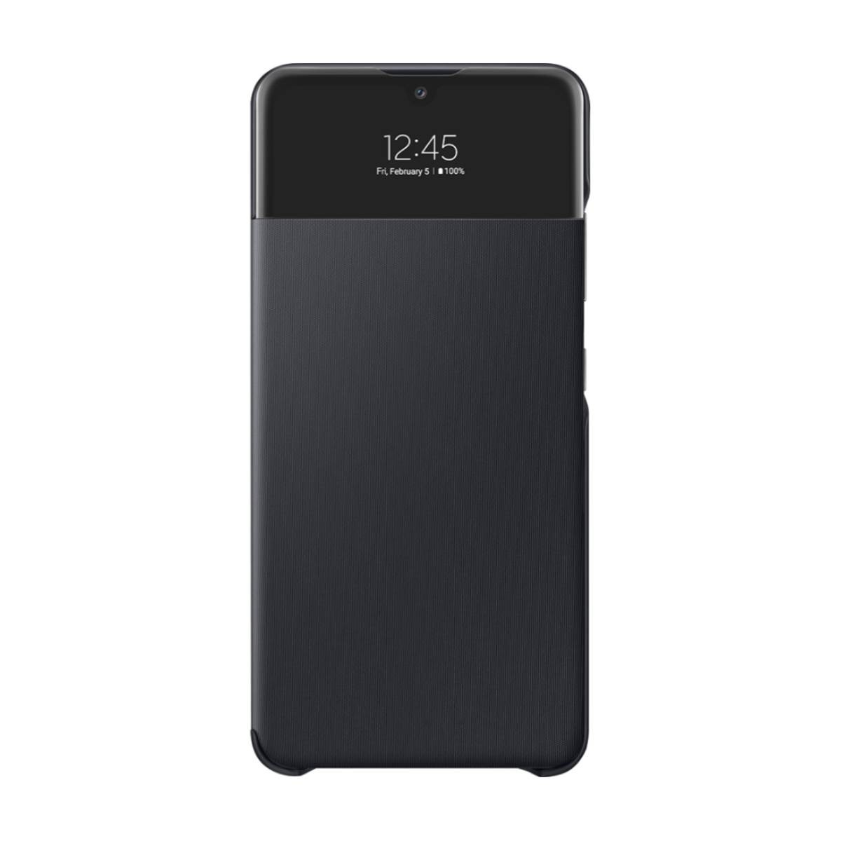 Étui Folio S View Noir Original Samsung Galaxy A32 4G Finition Premium