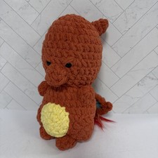 Handmade Crochet Chibi Style Pok mon Charizard Plush Stuffed Animal Plushy