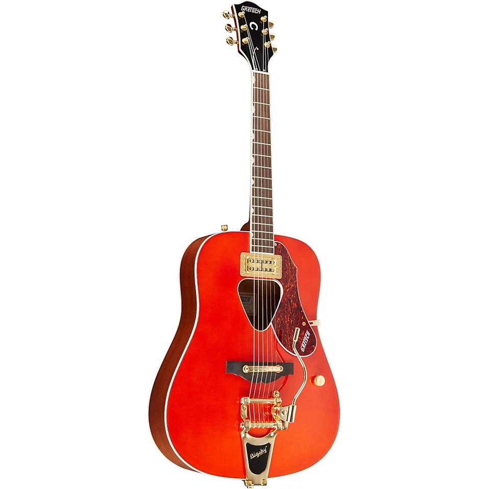 Guitarras Gretsch G5034TFT Rancher Dreadnought Guitarra Acústica Savannah Sunset Foto 3 de 4