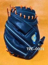 TPC-0001 Baseball Glove Hardball Black/Orange Japan Made Used