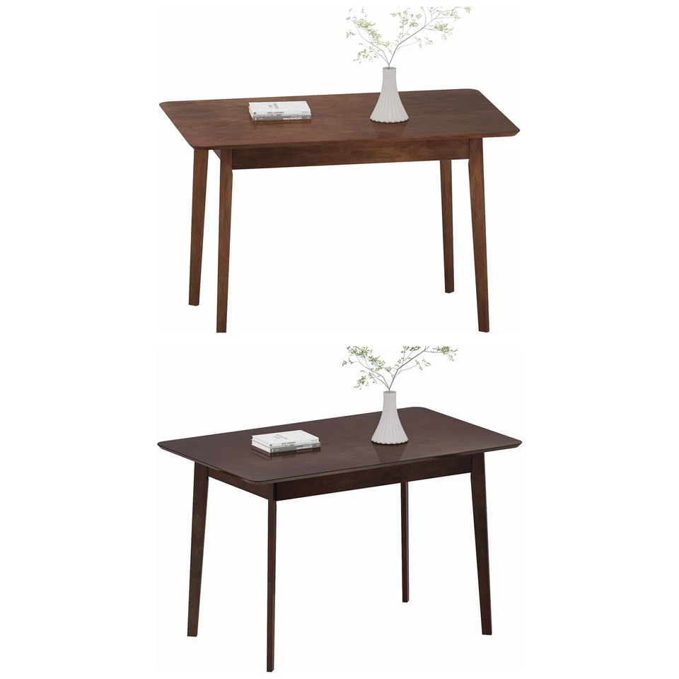 HOMCOM Dining Table for 4, 47.2" Rectangular Kitchen Table