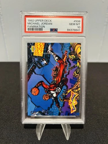 🔥1992 Upper Deck Fanimation #506 Michael Jordan PSA 10 Gem!! Hot Card!!