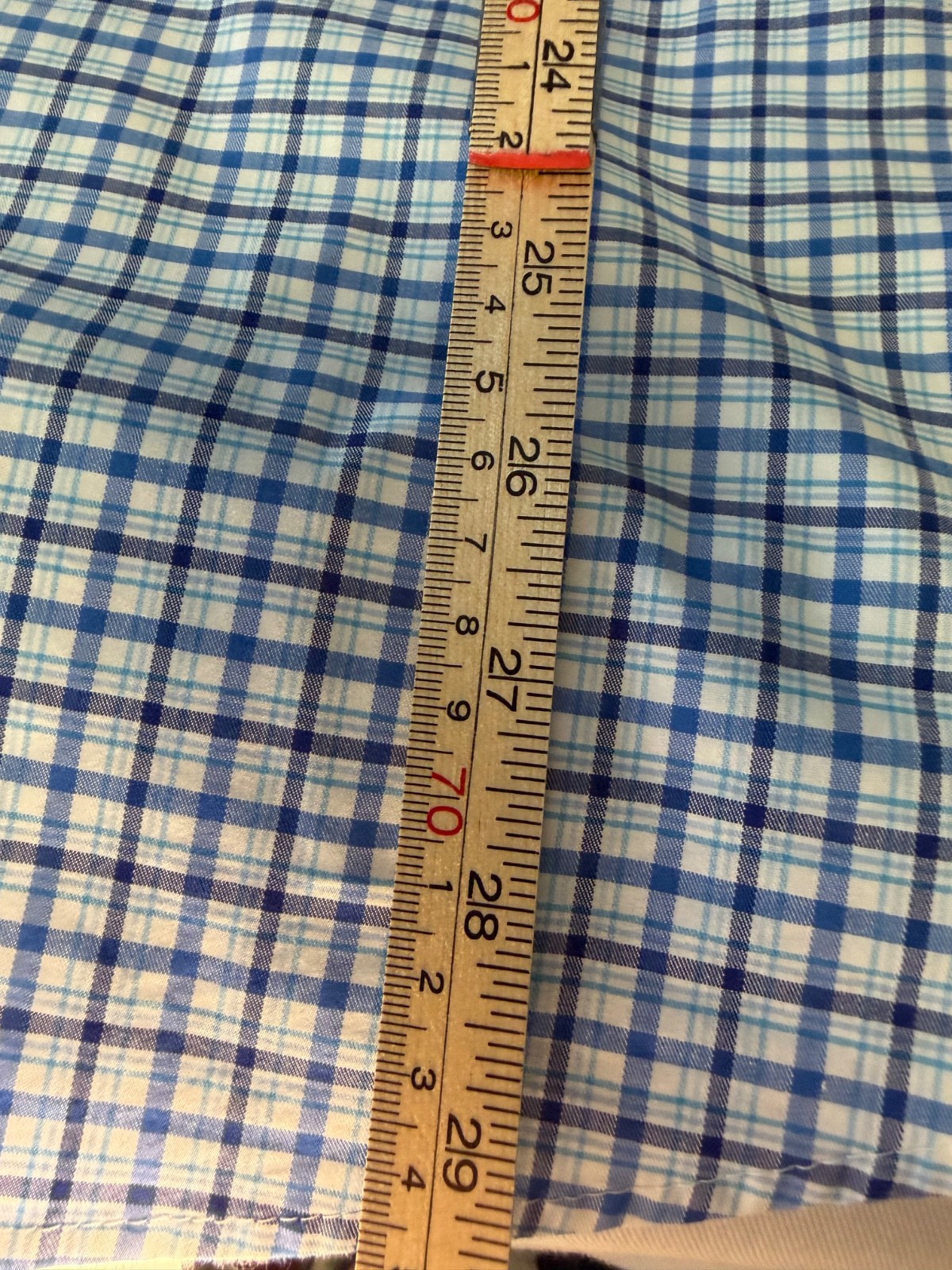 Vineyard Vines Performance LS button up Blue Plai… - image 8