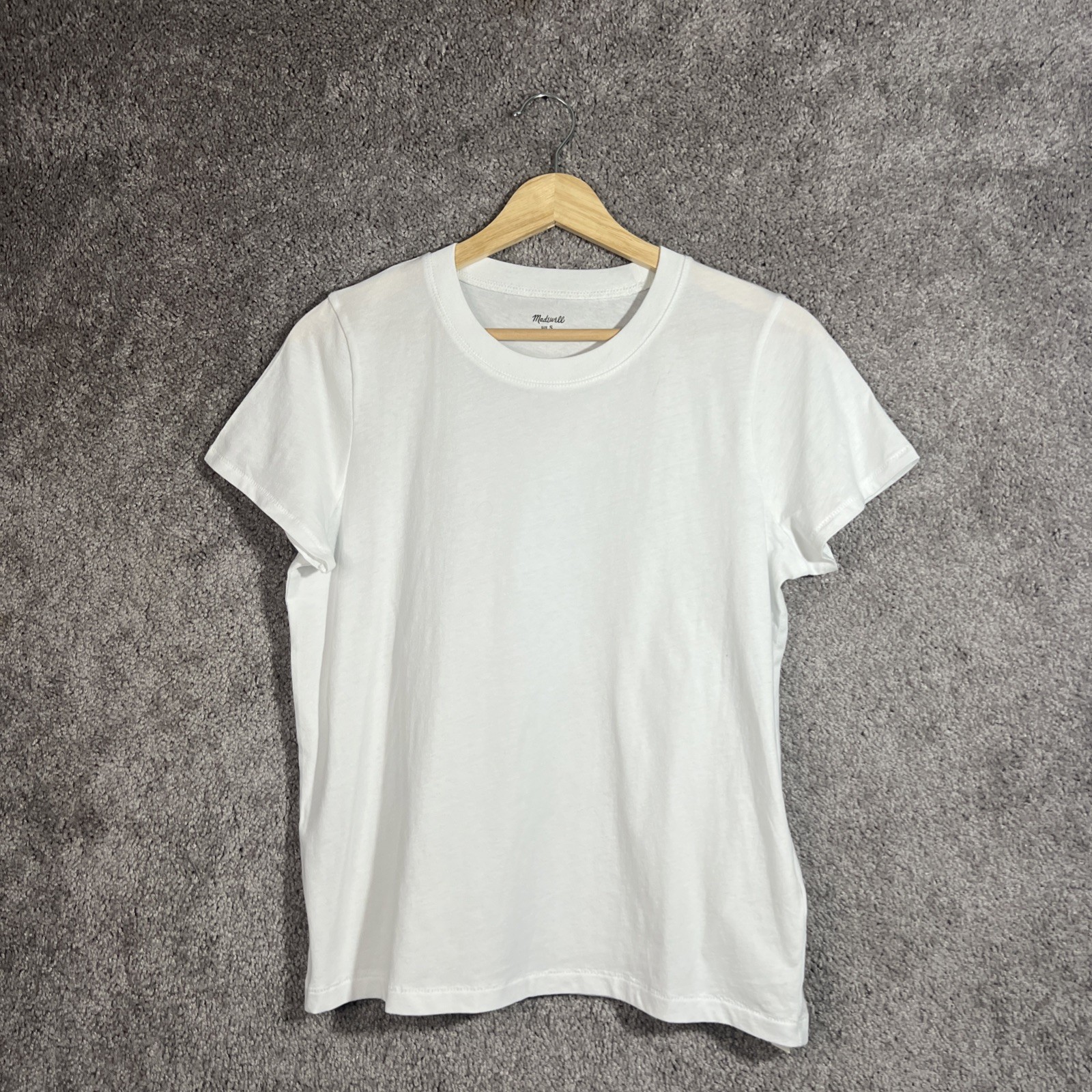 Madewell Women’s White Cotton T-Shirt Tee Small NWT Short Sleeve Casual Top