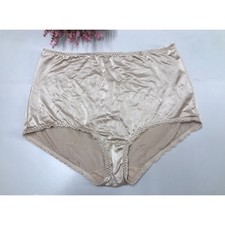 VTG Vassarette Second Skin Granny GUSSET Panties Silky PLUS Shaper Briefs SZ 3XL