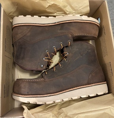 REDWING Mens 2440 Traction Tred LITE 6-INCH Waterproof Safety Toe Boots 14D NEW