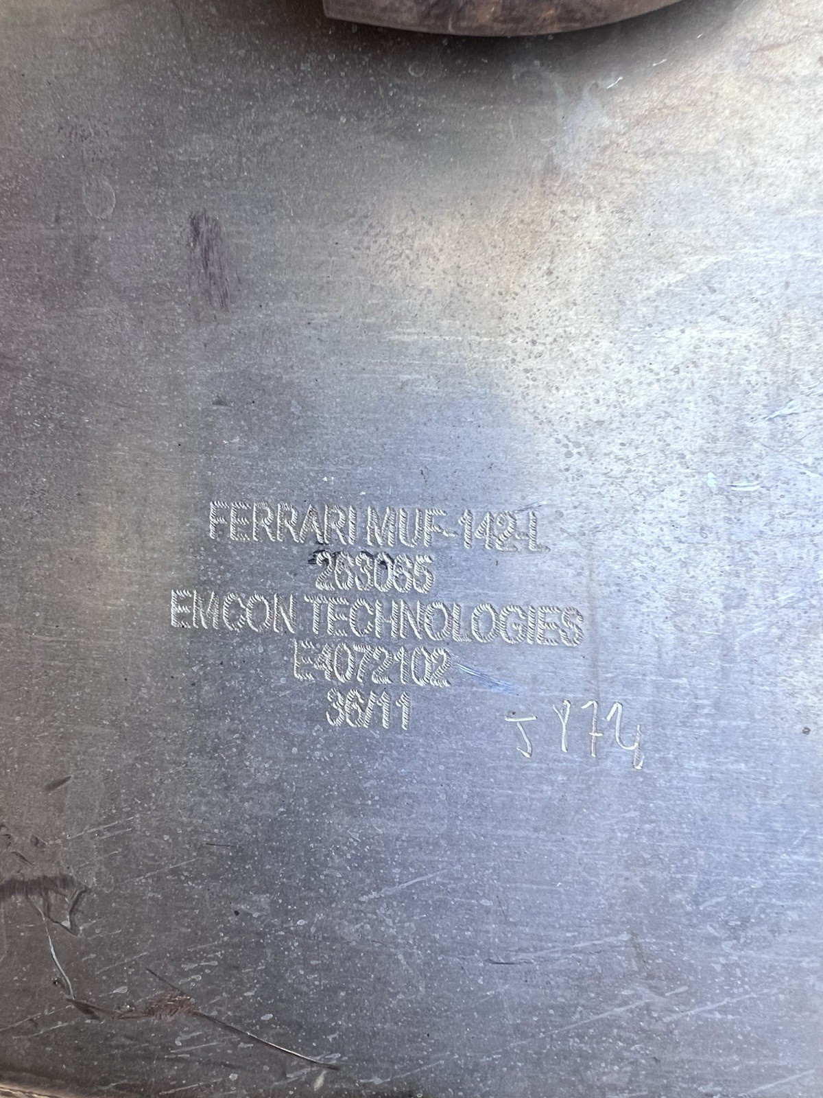 2012 Ferrari 458 Oem Mufflers Valved