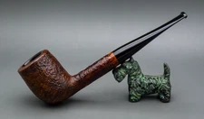 1974 Dunhill Shell Briar N196 Large Billiard with Replacement Stem