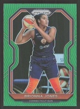 2021 PANINI PRIZM WNBA BRIONNA JONES 8 MINT PRIZMS GREEN CONNECTICUT SUN