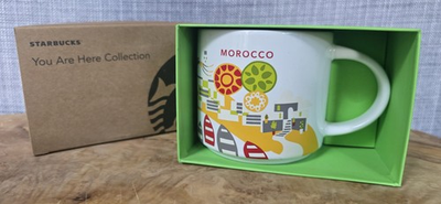#ad #ad Starbucks MOROCCO You Are Here Collection Coffee Mug Cup 14oz RARE $64.95
