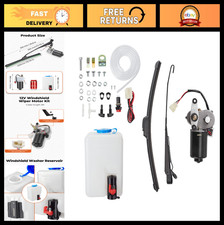 Universal Utv Windshield Washer Pump Kit - 12v Wiper Motor 90 Reservoir 4m Ho Universal Utv Windshield Washer Pump Kit - 12v Wiper Motor 90 Reservoir 4m Ho