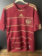 Maglia Calcio Ufficiale Adidas Russia 2010 2011 Borgogna Uomo L Football Core
