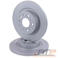 2x BREMSSCHEIBE SATZ BREMSSCHEIBEN Ø264 VOLL HINTEN FÜR FIAT 500L TIPO AB BJ 15