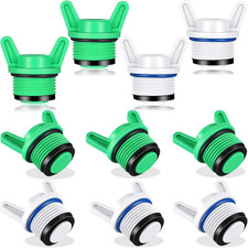 10 Pieces 3/4 Npt Plug Male Thread Ppr and Garden Hose Plug White Garden Irrigat