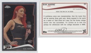 2014 Topps Chrome WWE Eva Marie #20 Rookie RC