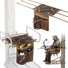 Universal Tree Stand Seat Replacement with 3 Pockets, Adjustable Tree Stand S...