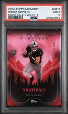2024 TOPPS MIDNIGHT NIGHTBALL TWILIGHT #NB13 BROCK BOWERS 48/99 PSA 9