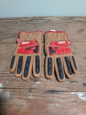 Pair Of Brand New Without Tag Milwaukee Impact Cut Level Goatskin Leather Gloves