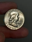 1963- D Franklin Half Dollar BU #1