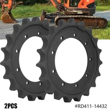 2PCS Drive Sprocket Fit Kubota 'U45S U45-3 U55 U55-4 KX 161-3 KX 161-3S KX 057-4