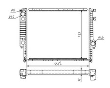 Radiateur BMW 324