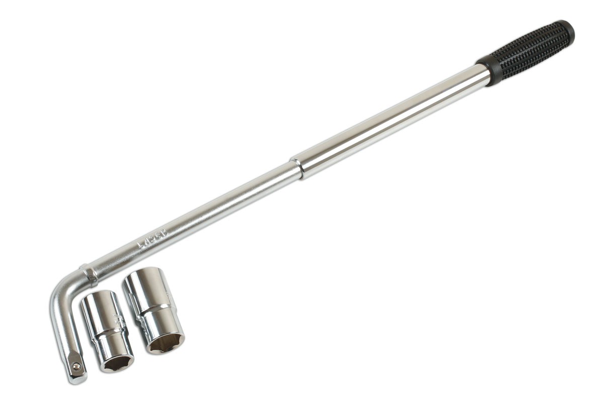 Laser Tools Extending Wheel Wrench 17mm x 19, 21 x 23mm 7757