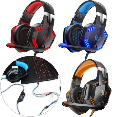 G2000 Stereo Gaming Headset Noise Cancelling Over Ear Headphones with Mic for PC