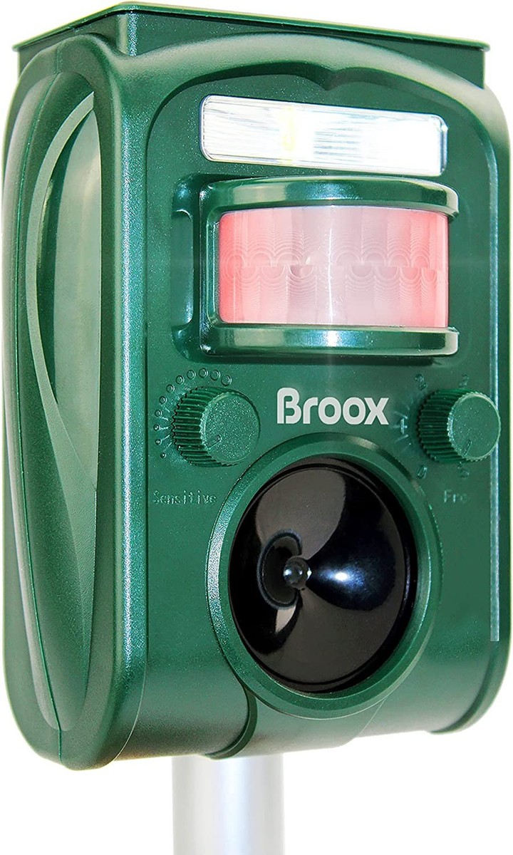 Broox 2025 Upgraded Solar Animal Repellent, Cat Repellent Outdoor