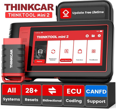 Thinktool Mini 2 All systems OBD2 Car Diagnostic Scanner Tool CAN FD 28 Services