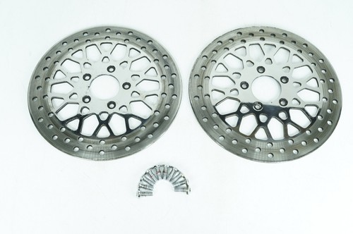2005 Harley Touring FLHTPI Electra Glide Police OEM Front Brake Rotors Disc Pair