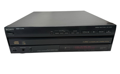 SONY Vintage 5x CD Compact Disc Player Model CDP-C500M