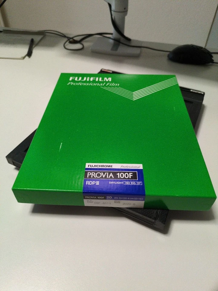 FUJIFILM Reversal film Fujichrome PROVIA 100F 20 sheets CUT PROVIA100F NP 8X10 - Image 2 of 3