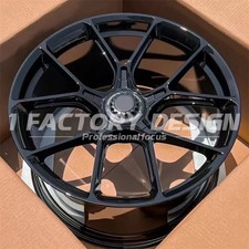 1pc Custom New Gloss Black Style Wheels Rims For Porsche 997 991 911 Narrow Body